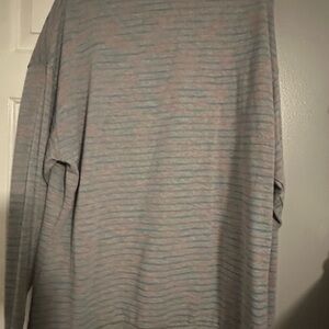 Southern Marsh Gray and Pink Sweatshirt Casual Comfort